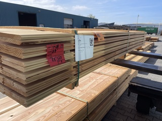Ca. 68x Douglas Veer en Groef, 18x185mm, lengte 300cm